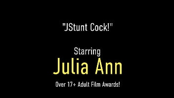What a woman! Blonde MILF Julia Ann drains a big manhood to cover her huge tits in man juice! Watch the hot blowjob & lovely handjob that get her a cumshot! Full Video & Julia Live @ JuliaAnnLive.com!